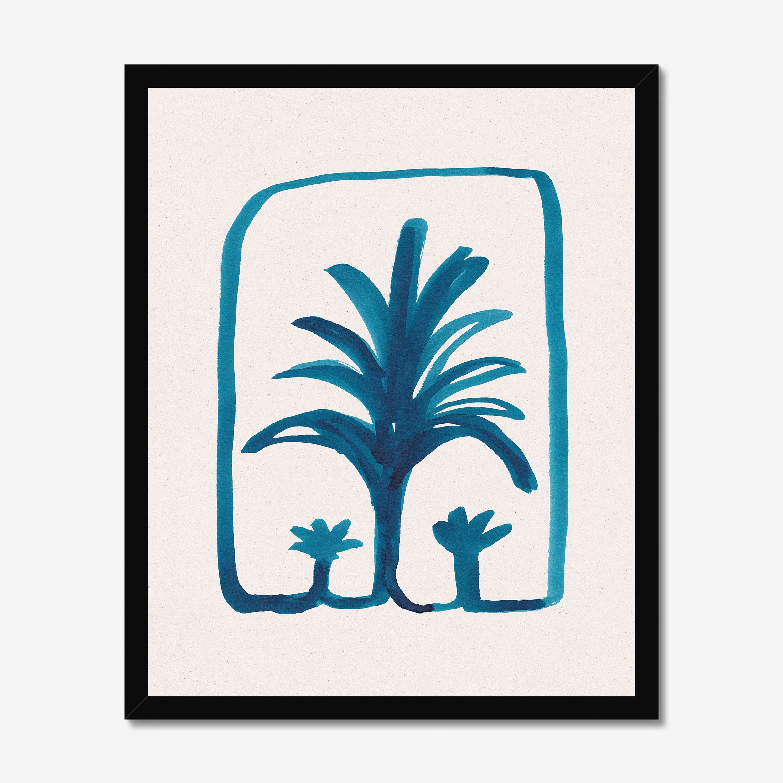 Ink Palm Arch Fine Art Print