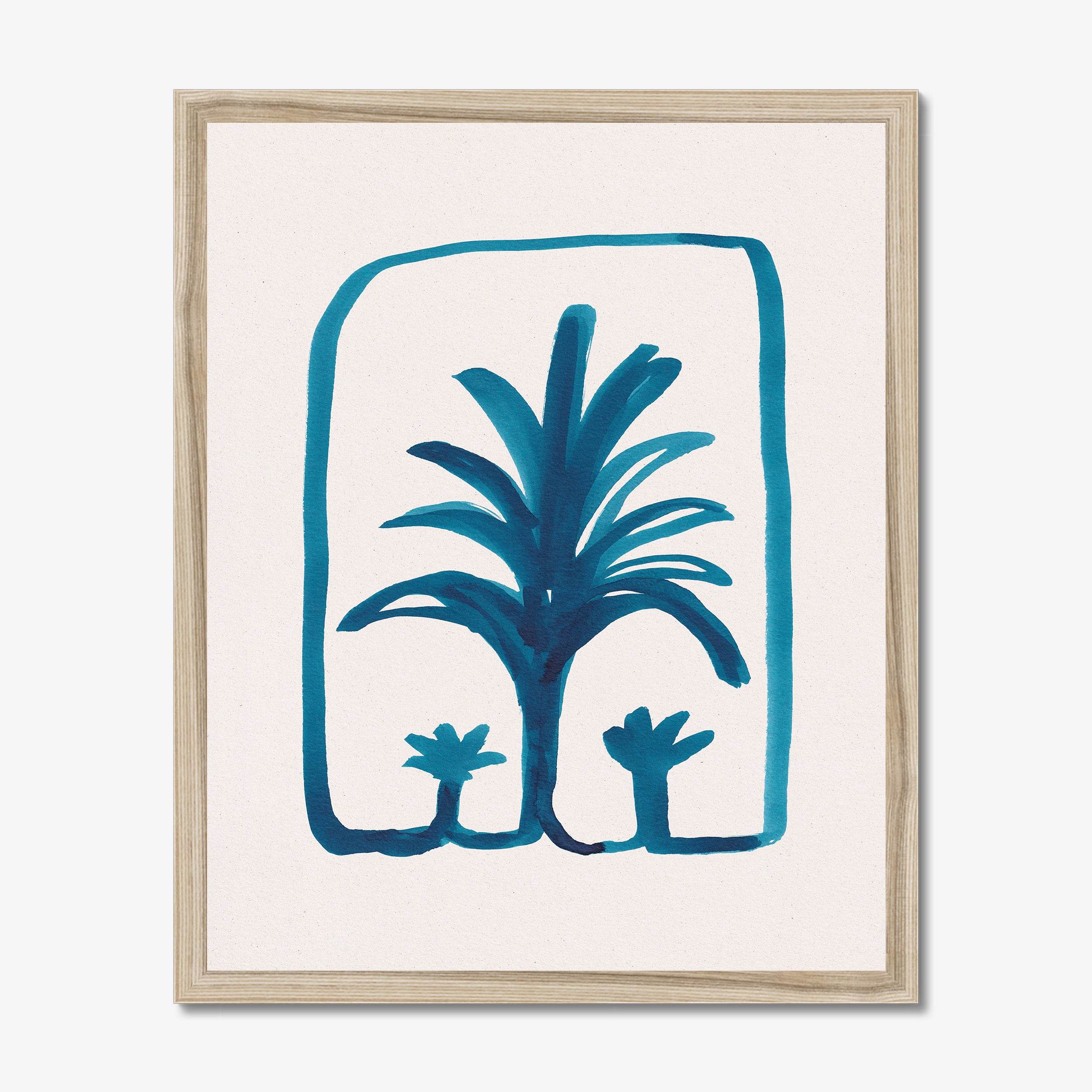 Ink Palm Arch Fine Art Print