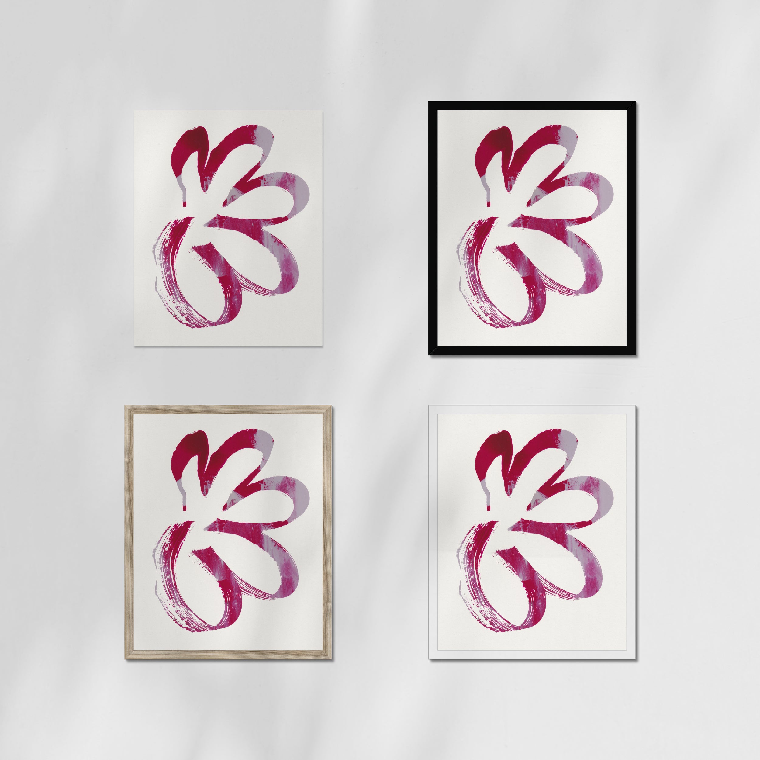 Monotype Fluid Form 01 Fine Art Print