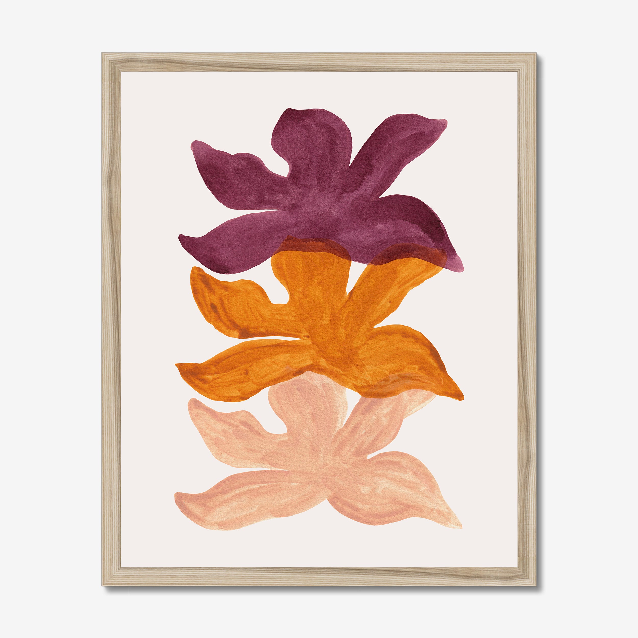 Orchid Ink Layers Fine Art Print
