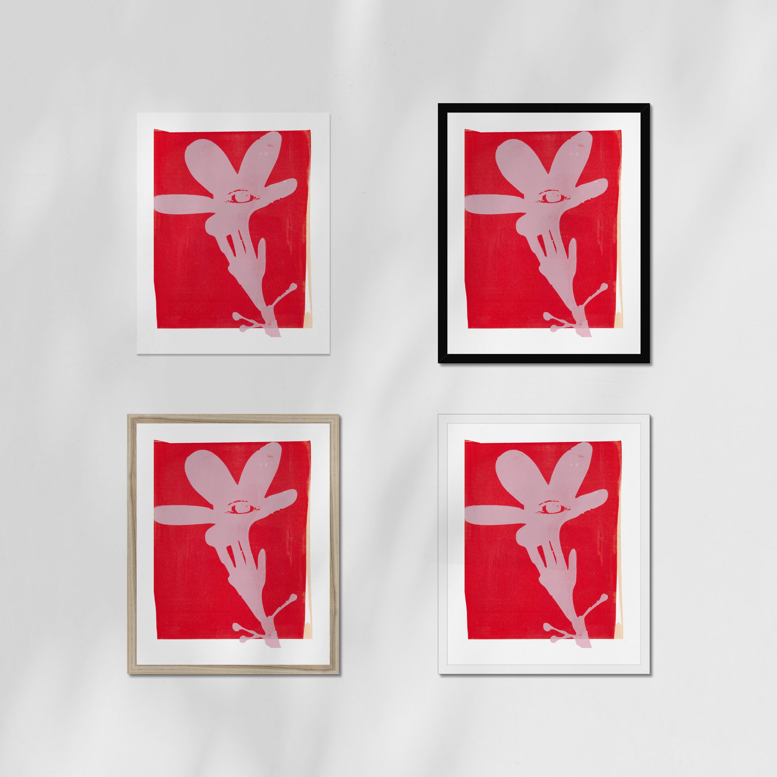 Watchful Oleander Red Fine Art Print